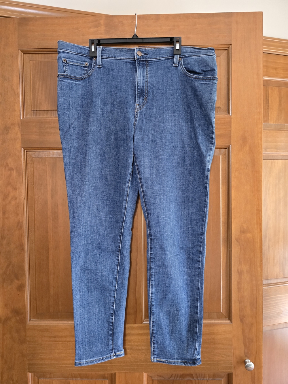 Levi's Mid Wash Blue 721 Skinny Jeans